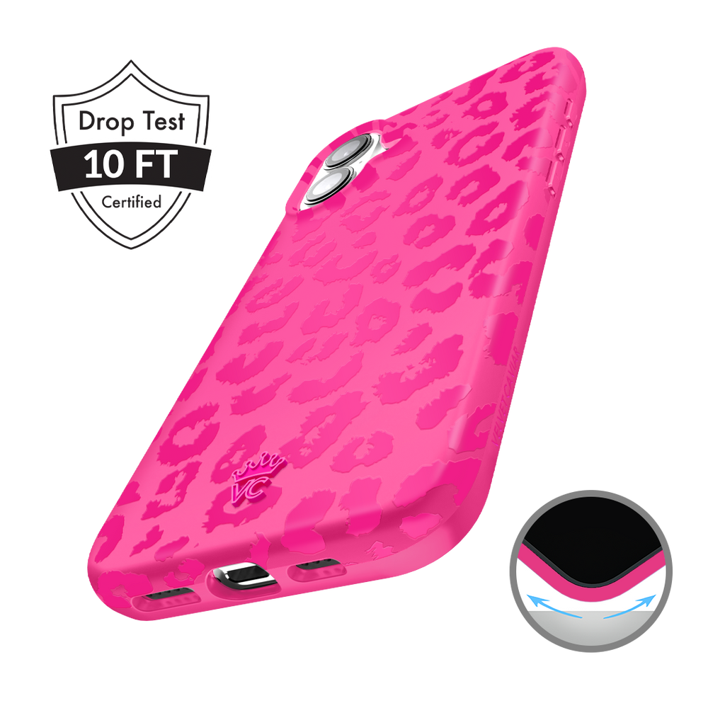 Even Hotter Pink Leopard iPhone Case