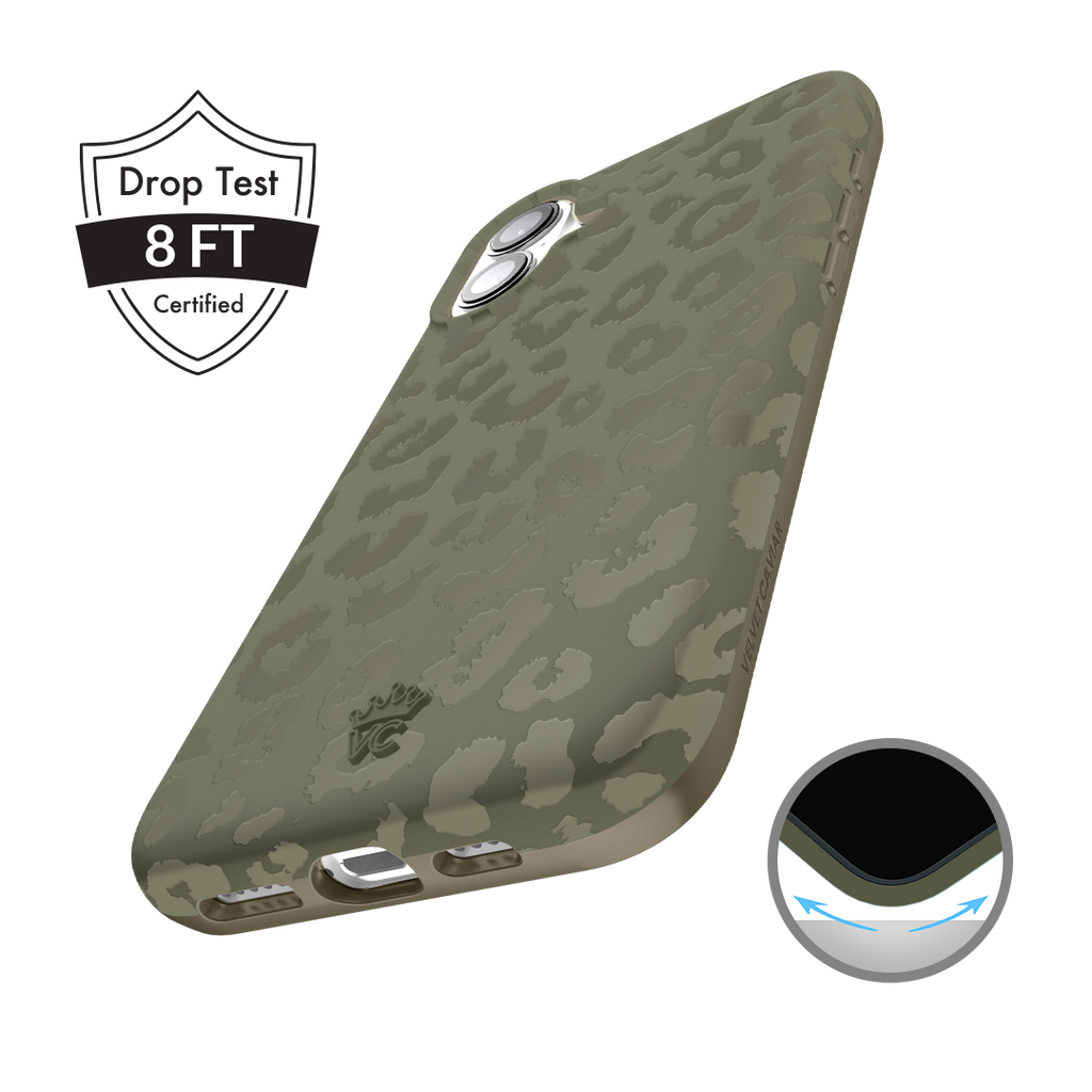 Olive Leopard iPhone Case