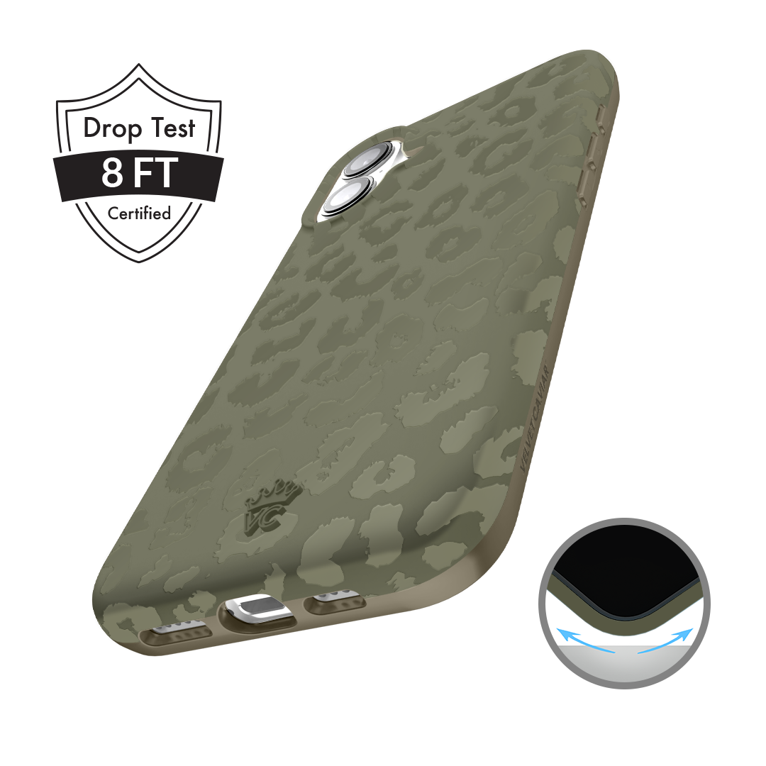 Olive Leopard iPhone Case