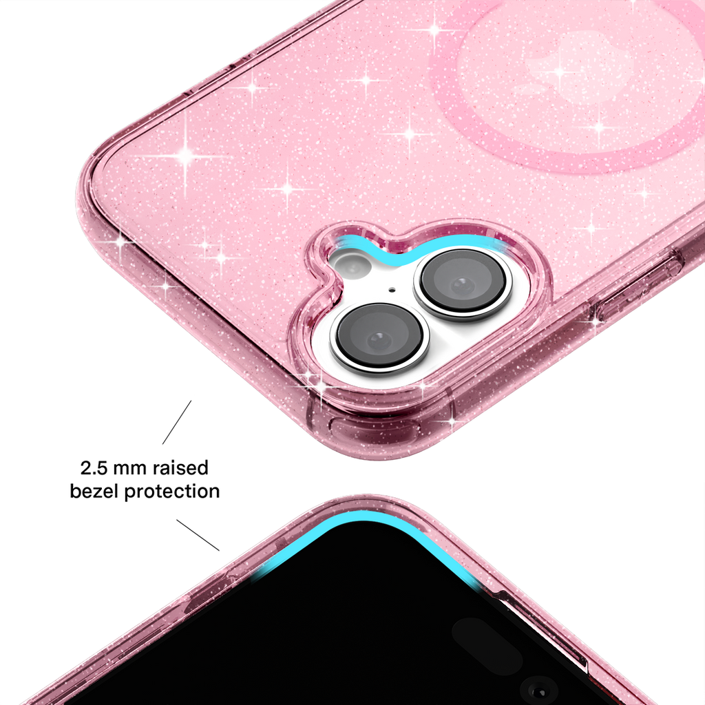 Pink Stardust Glitter iPhone Case