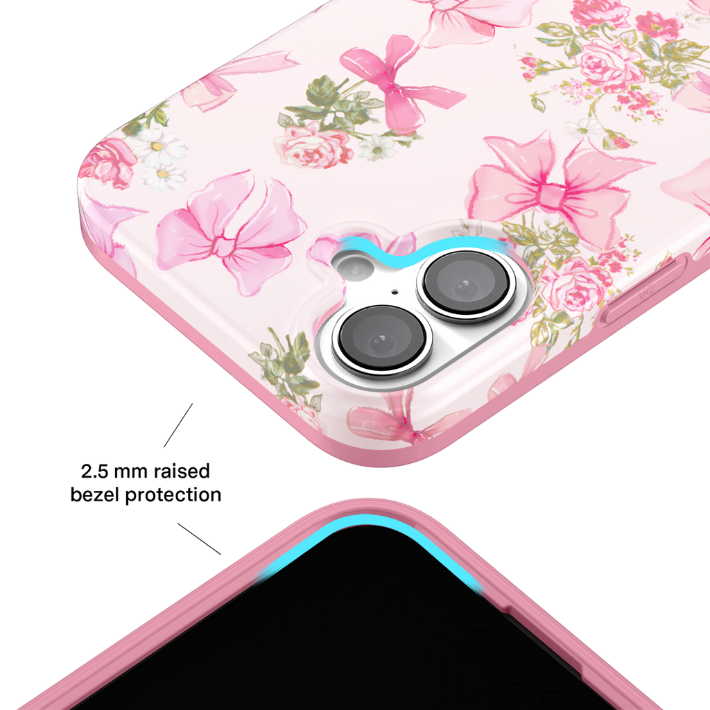 Posie Pink Bow iPhone Case
