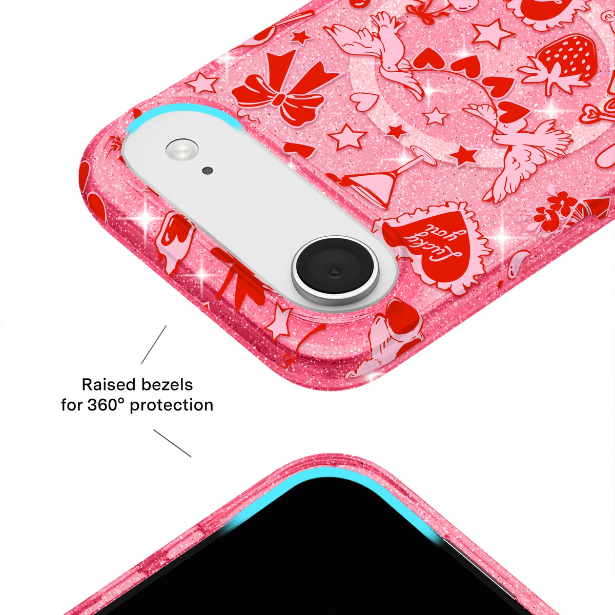 Be Mine Glitter iPhone Case