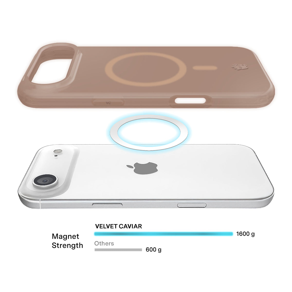 Cashmere Taupe Jelly iPhone Case