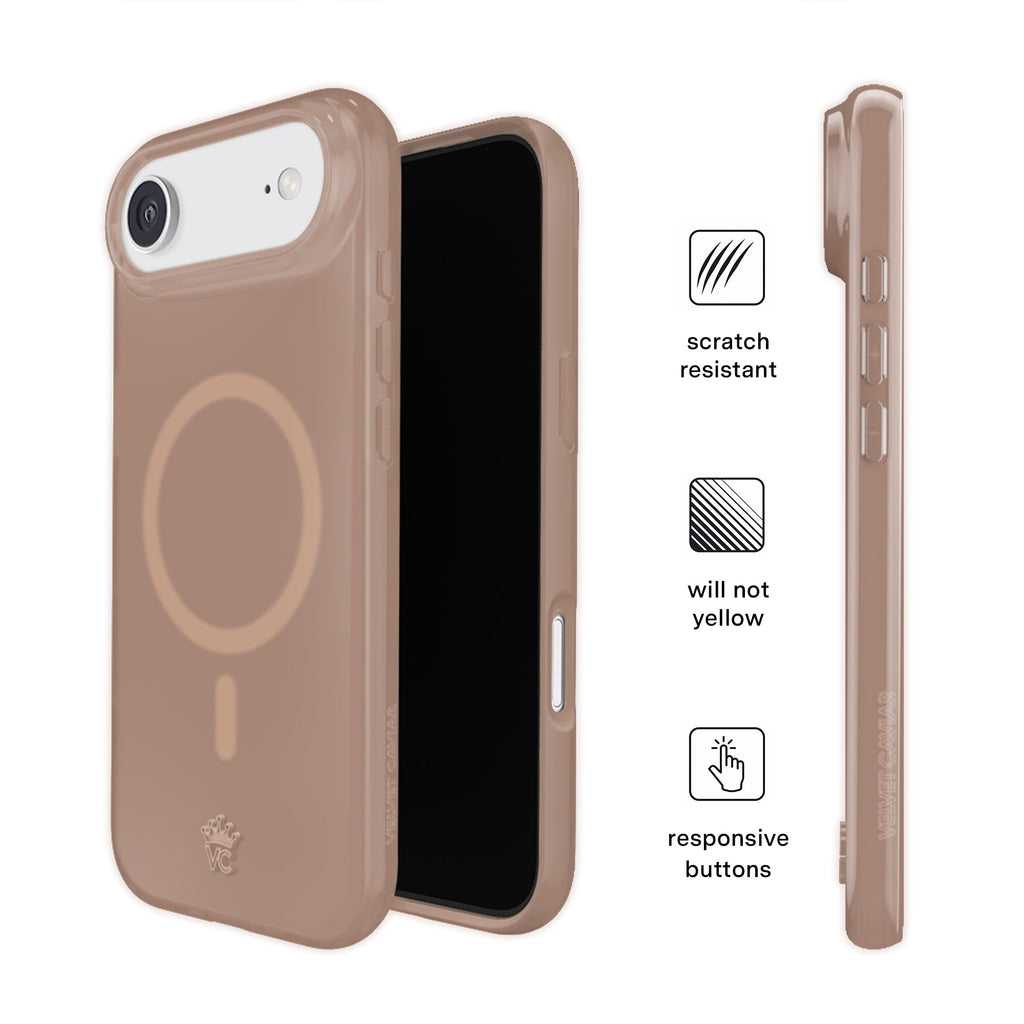 Cashmere Taupe Jelly iPhone Case