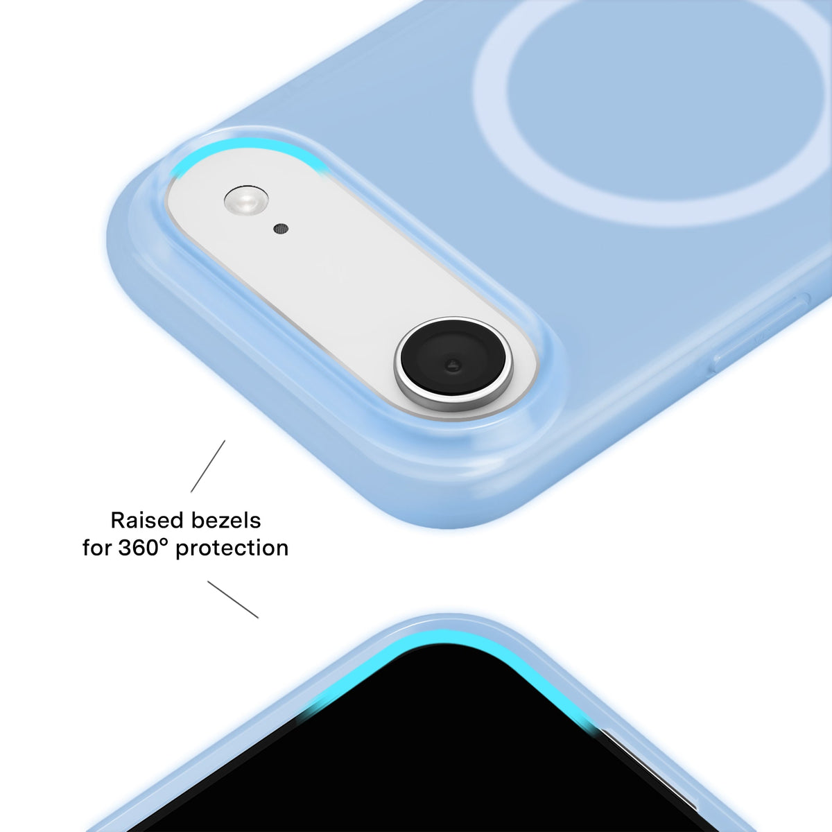 Glacier Blue Jelly iPhone Case