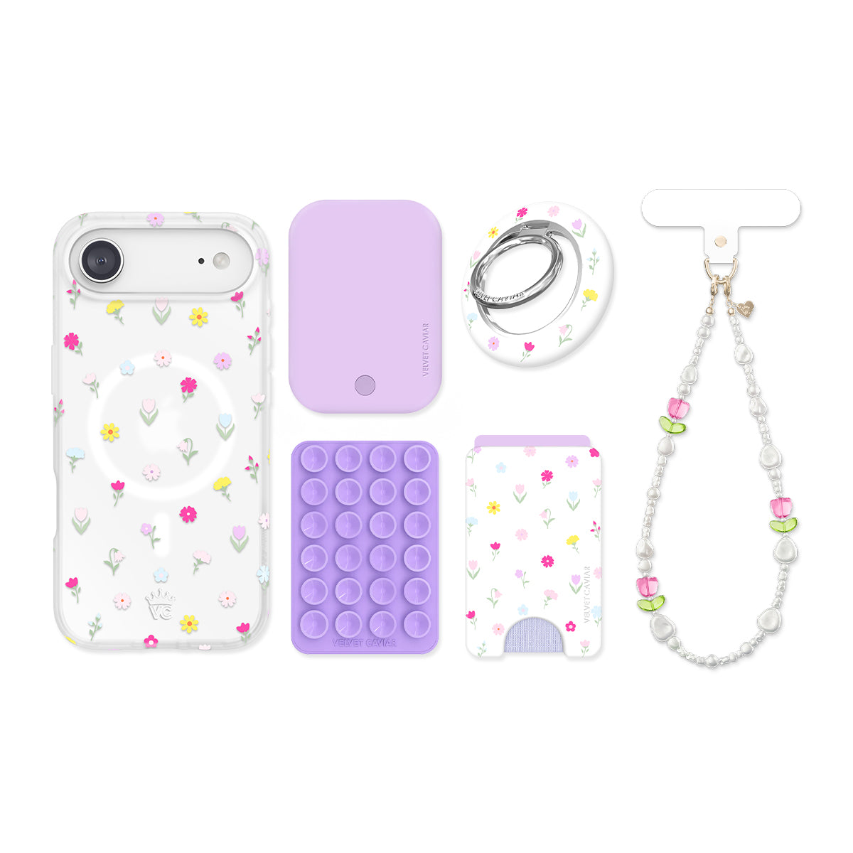 Dreamy Meadow Floral iPhone Bundle Set