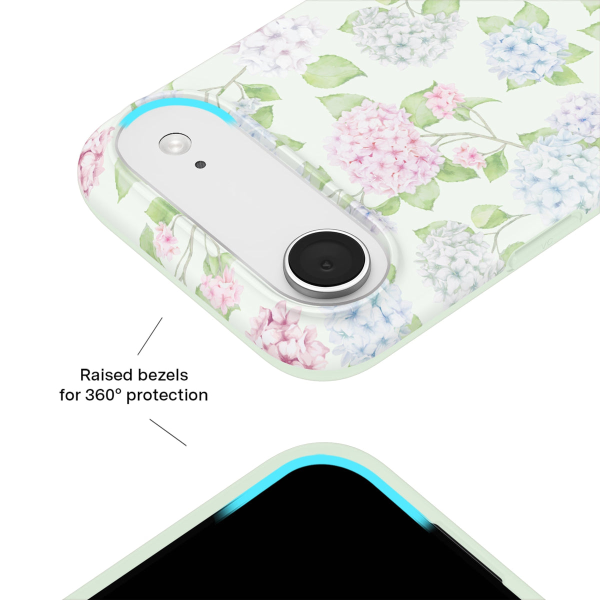 Hydrangea Floral iPhone Case