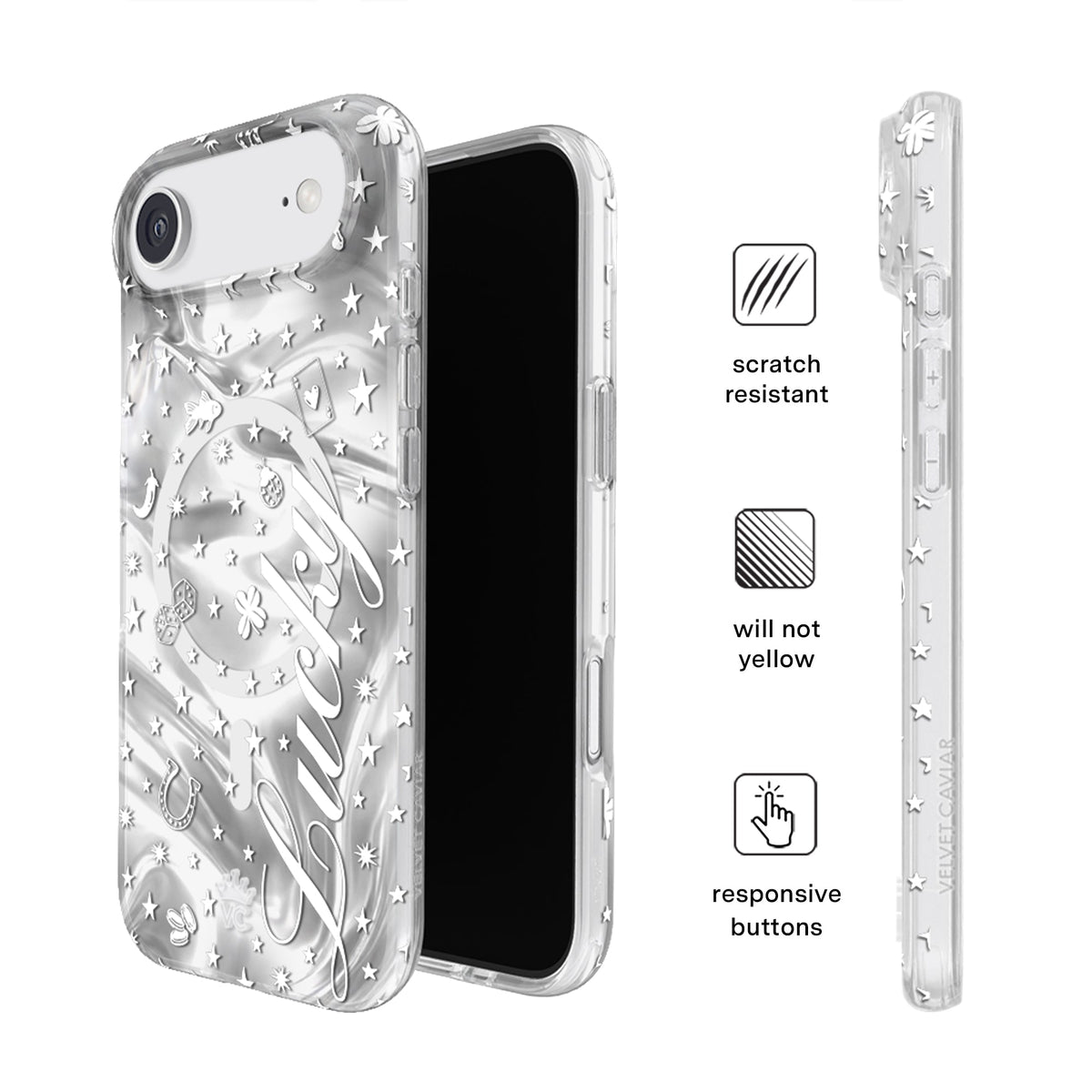 Lucky Girl Holo iPhone Case