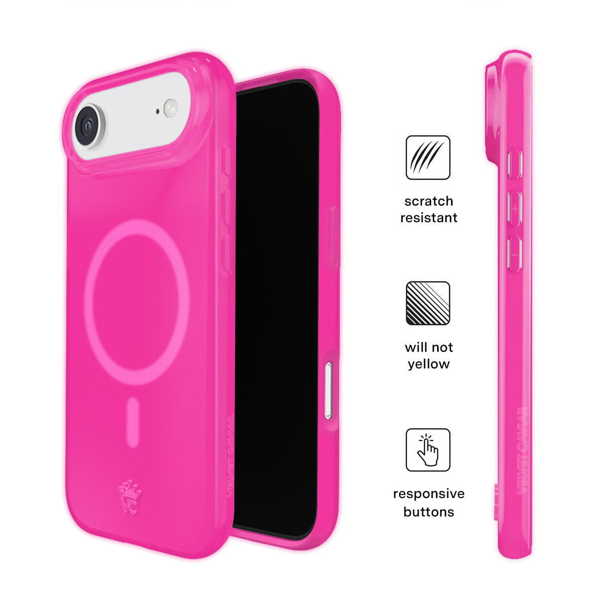 Pink Sapphire Jelly iPhone Case
