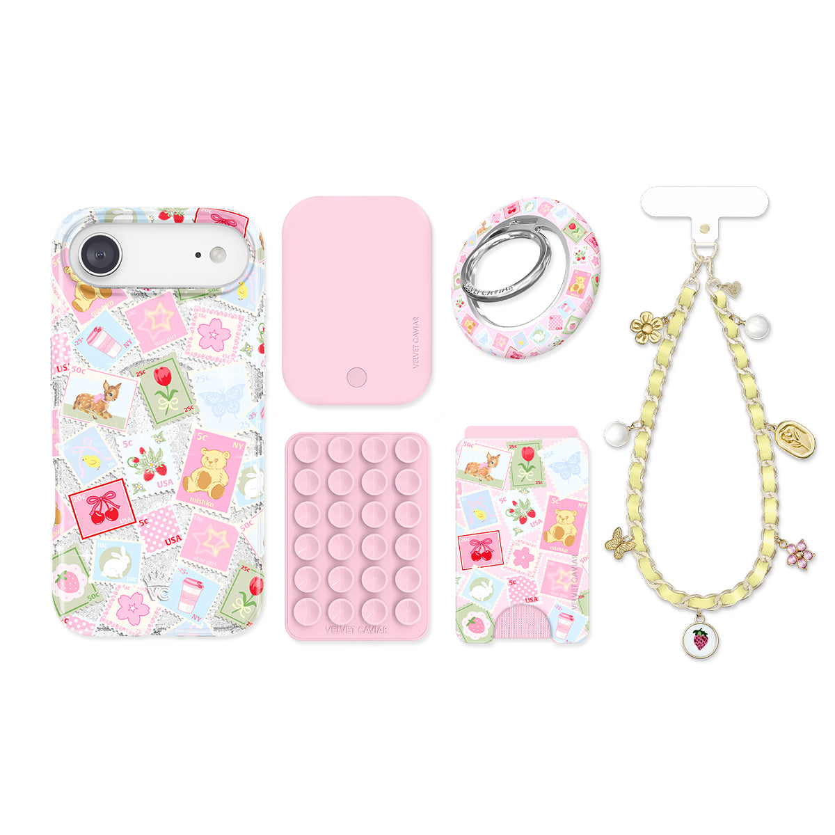 Spring Whimsy Stamps Glitter iPhone Bundle Set