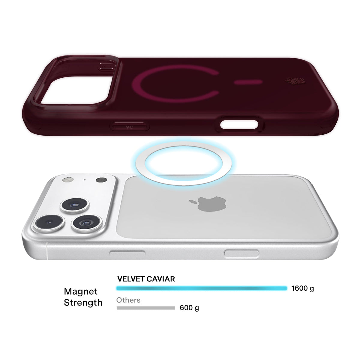 Burgundy 1990 Jelly iPhone Case