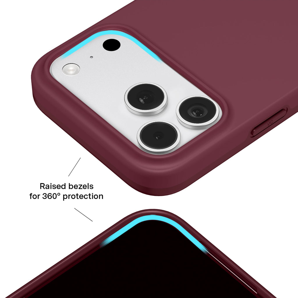 Burgundy 1990 iPhone Case