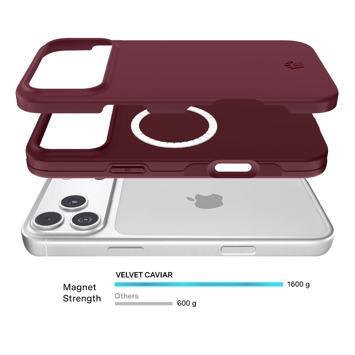 Burgundy 1990 iPhone Case