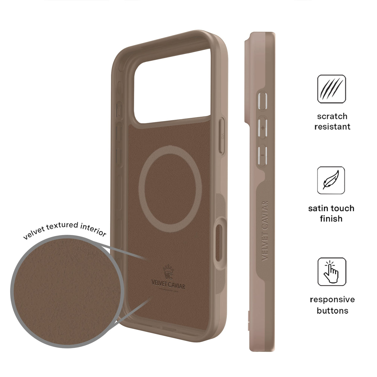 Cashmere Taupe iPhone Case
