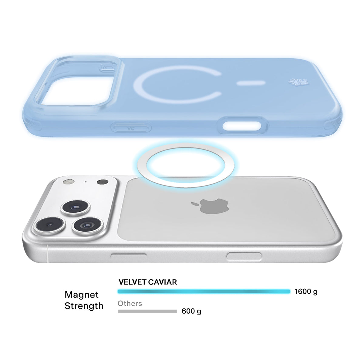 Glacier Blue Jelly iPhone Case