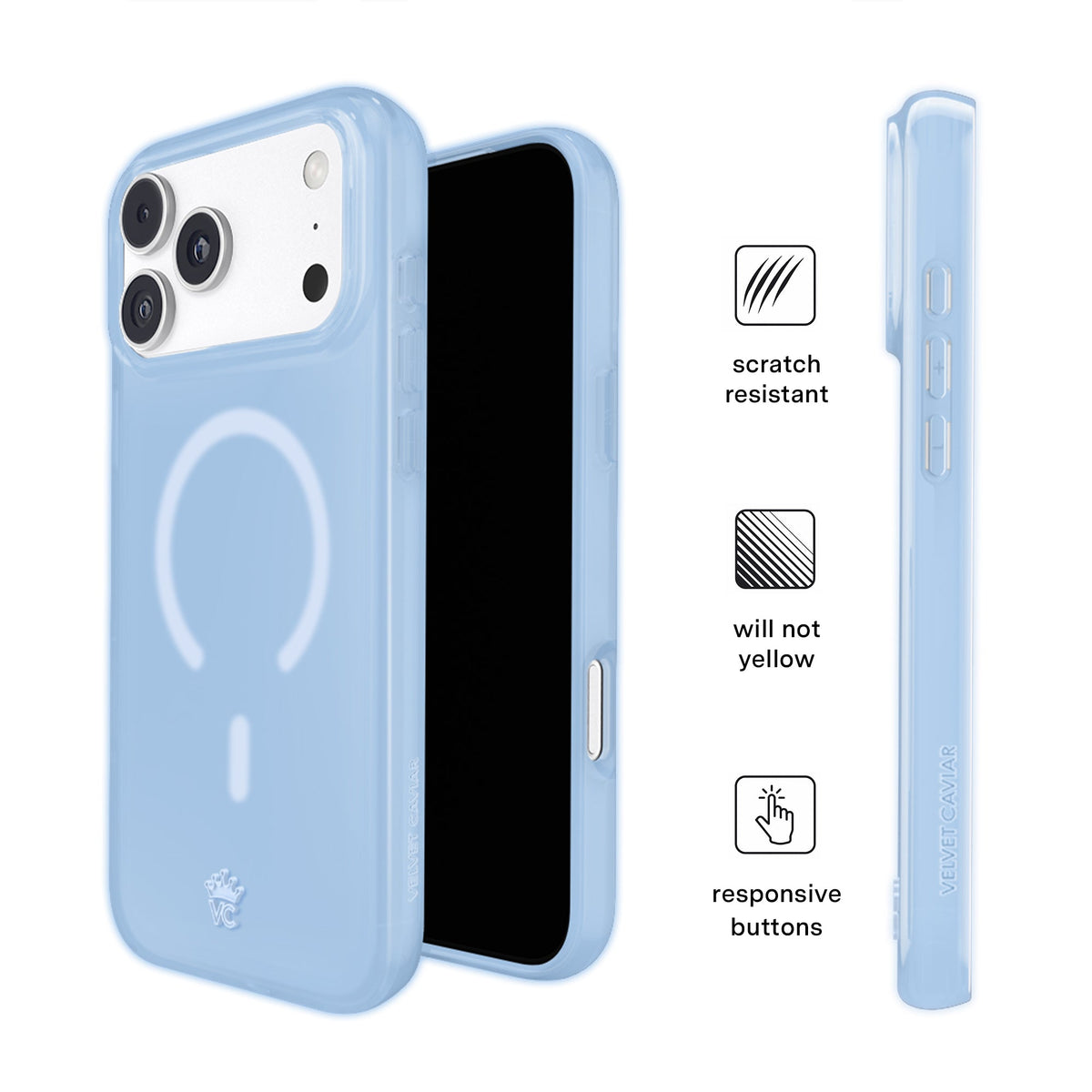 Glacier Blue Jelly iPhone Case