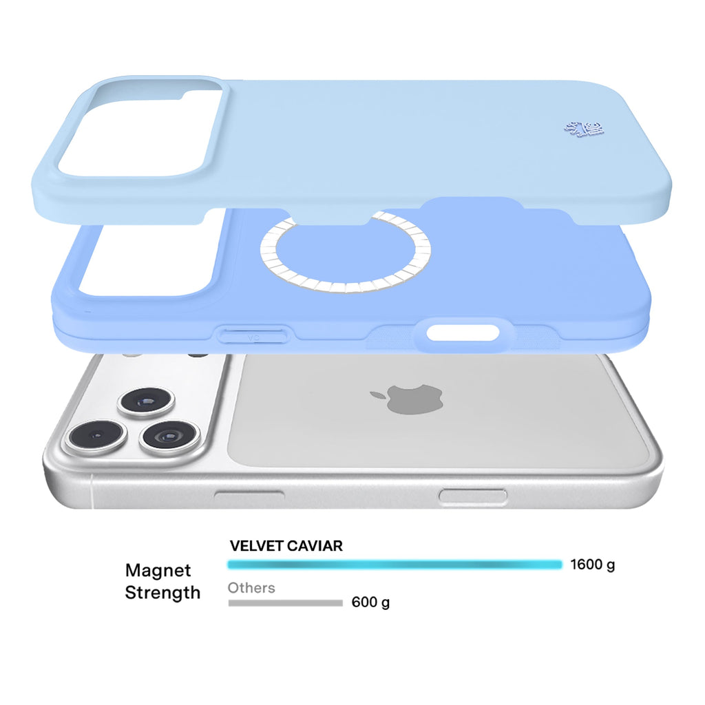 Cotton Candy Blue iPhone Case