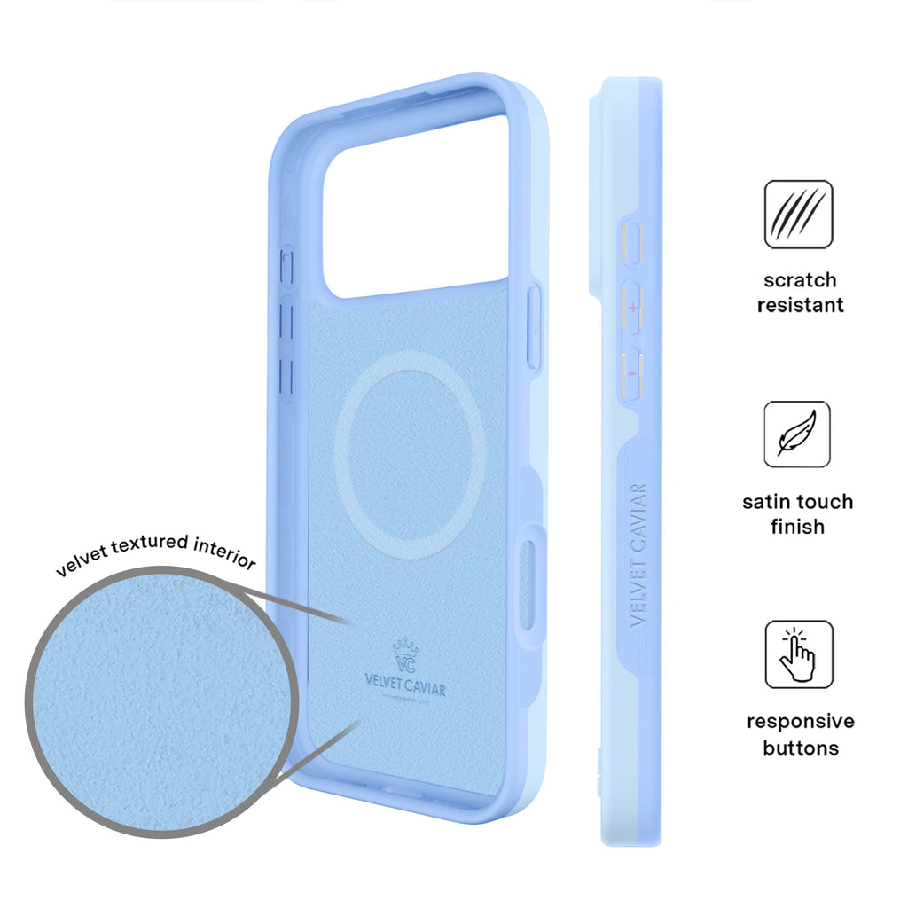 Cotton Candy Blue iPhone Case