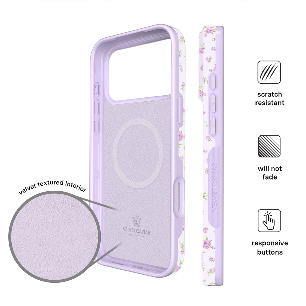 Dainty Lilac Floral iPhone Case