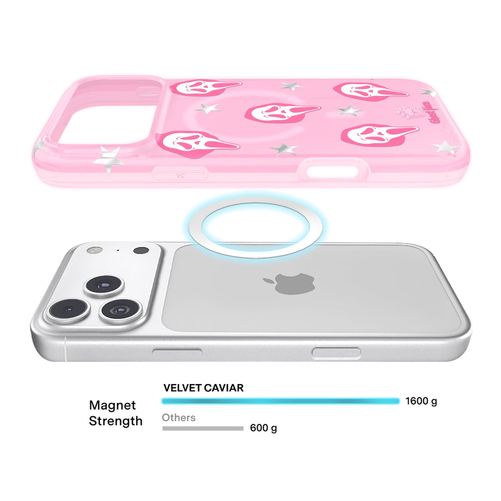 Ghost Face Call Me Pink iPhone Case