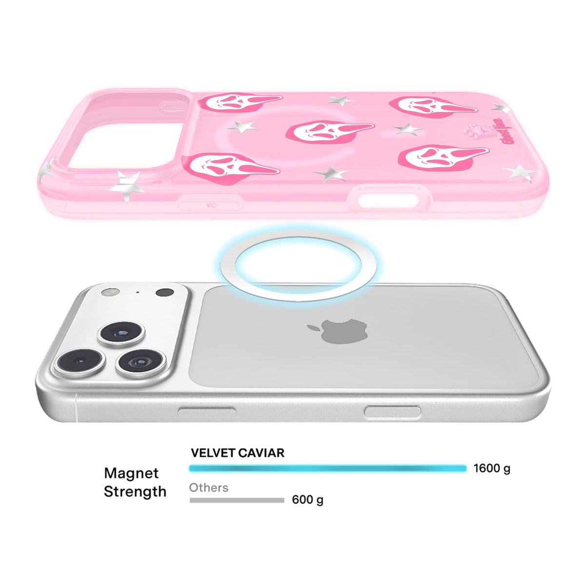 Ghost Face Call Me Pink iPhone Case