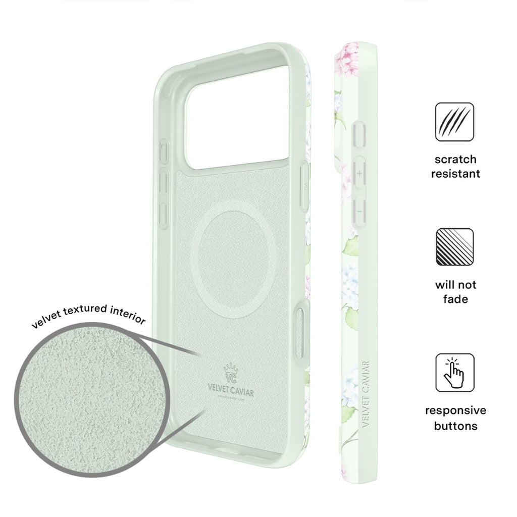 Hydrangea Floral iPhone Case