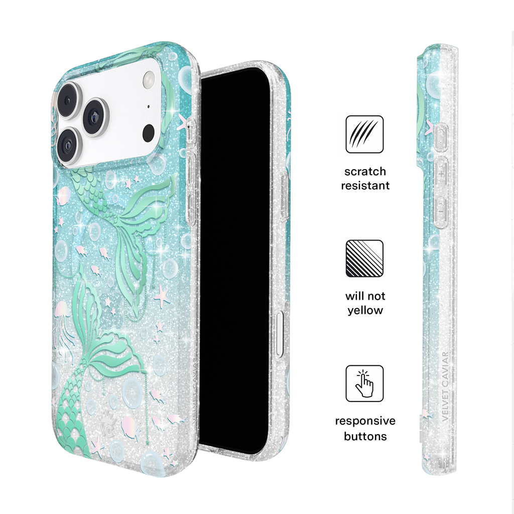 Mermaid Glitter Holo iPhone Case