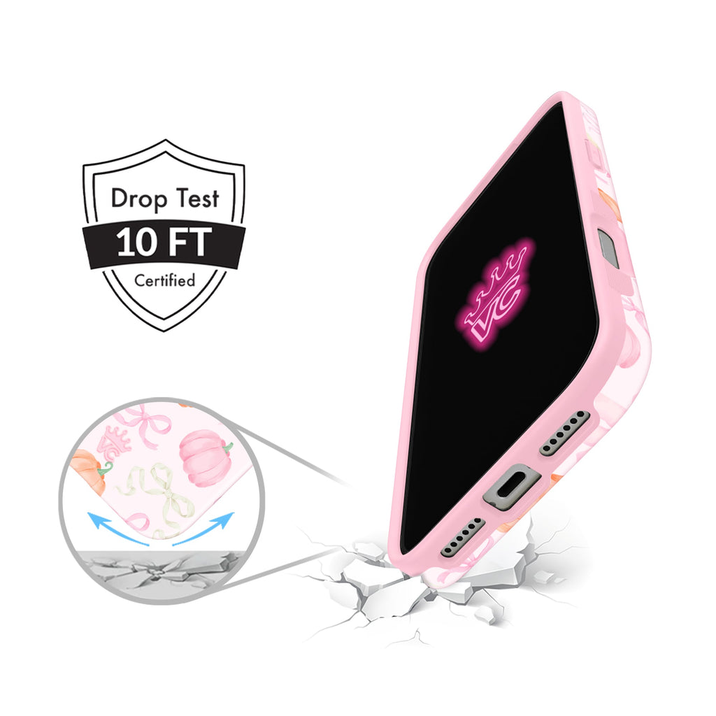 Pink Pumpkin Princess iPhone Case