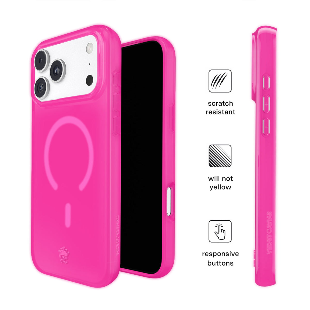 Pink Sapphire Jelly iPhone Case