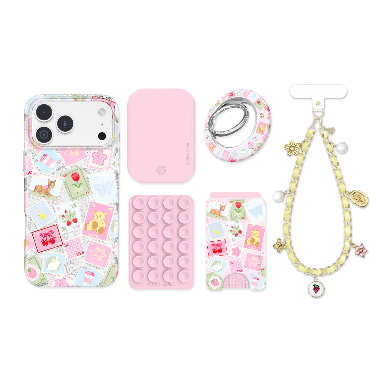 Spring Whimsy Stamps Glitter iPhone Bundle Set