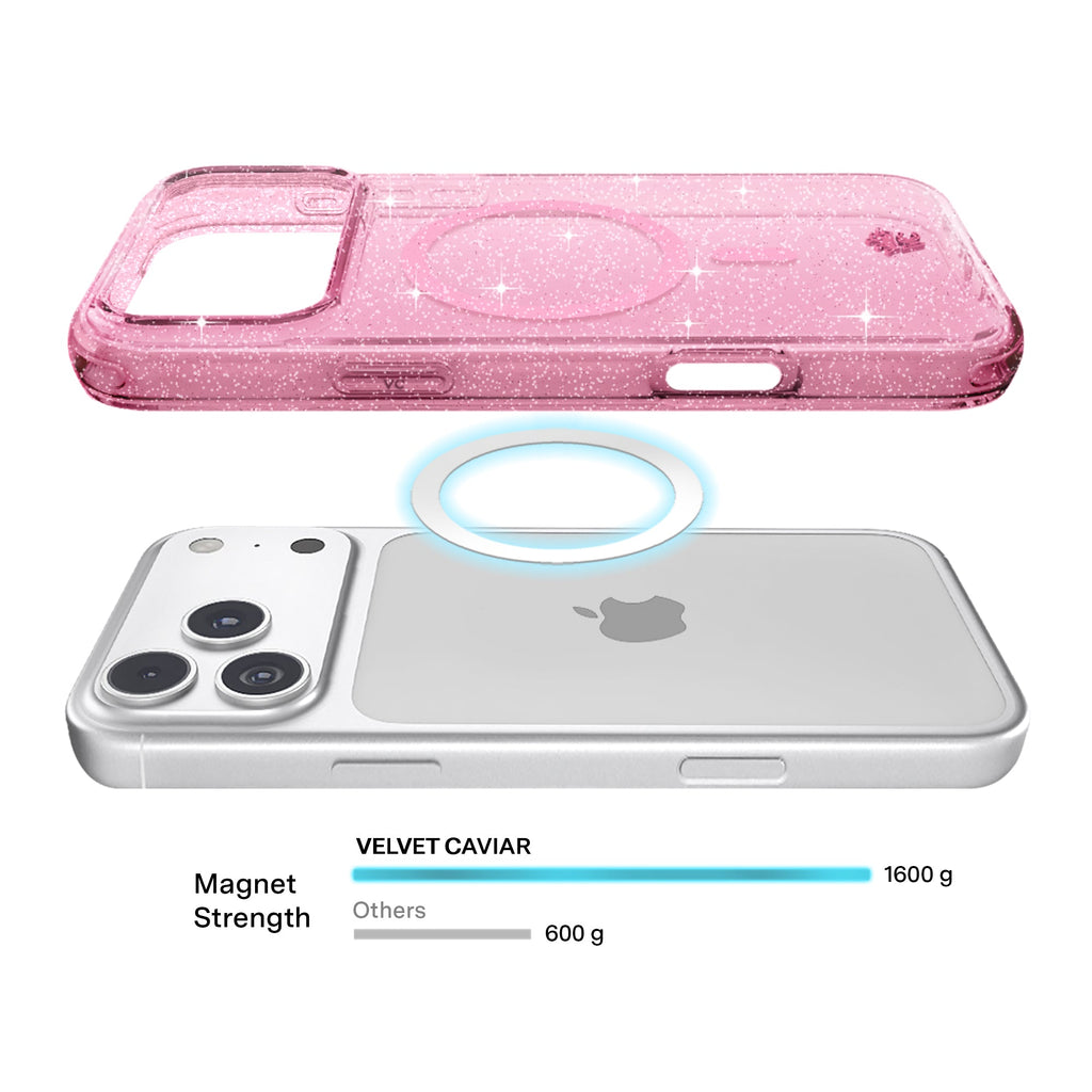 Pink Stardust Glitter iPhone Case