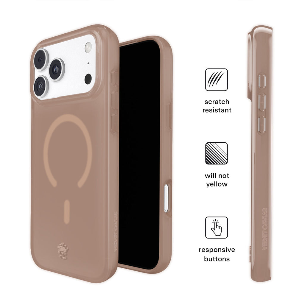 Cashmere Taupe Jelly iPhone Case