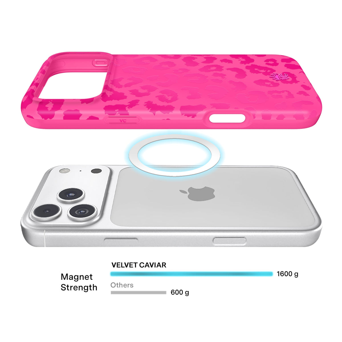 Even Hotter Pink Leopard iPhone Case