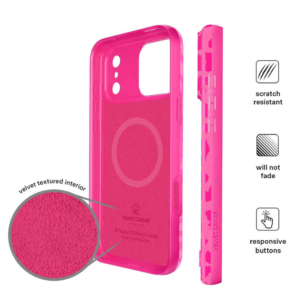 Even Hotter Pink Leopard iPhone Case
