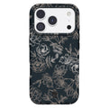 Floral Rose Gold Chrome iPhone Case