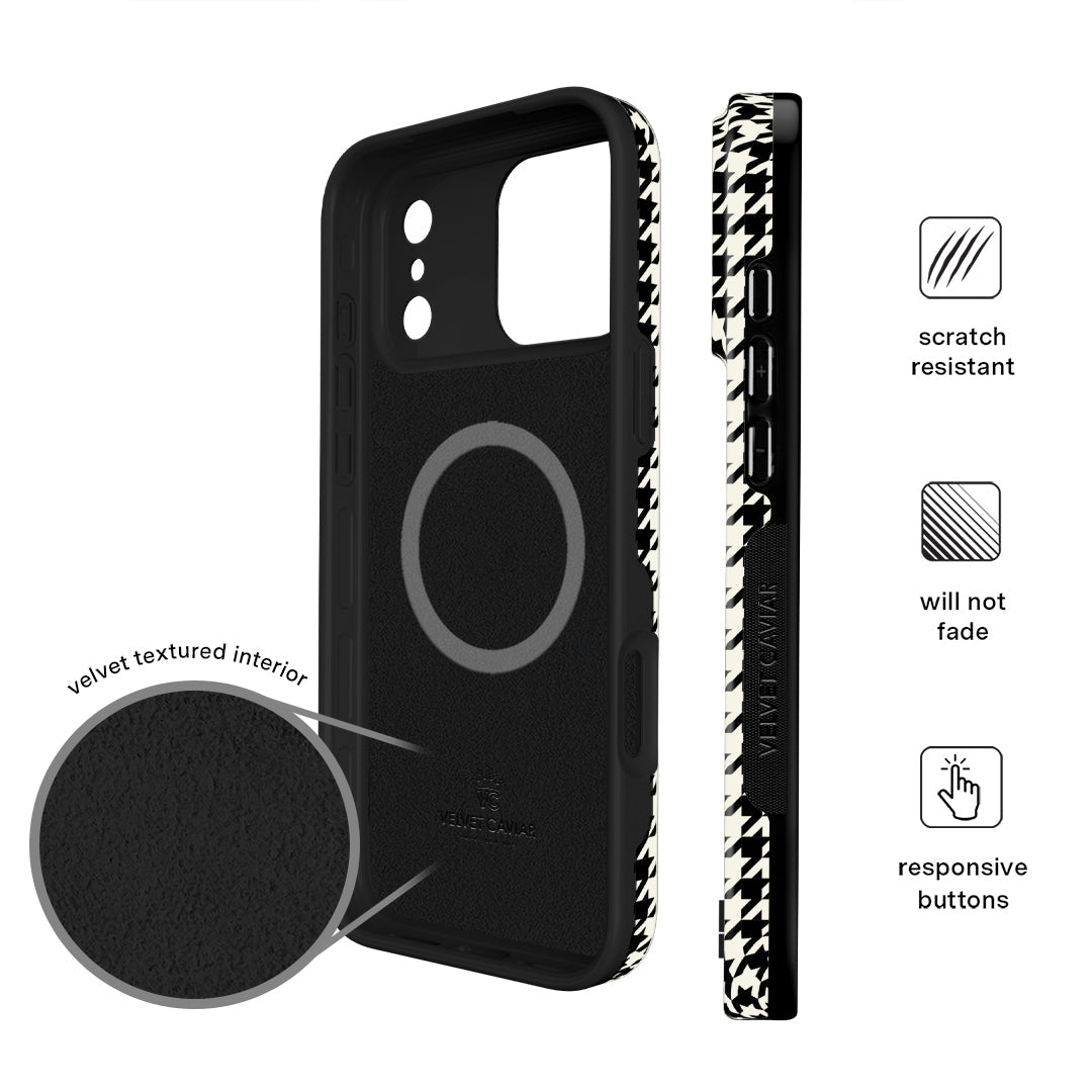 Houndstooth iPhone Case