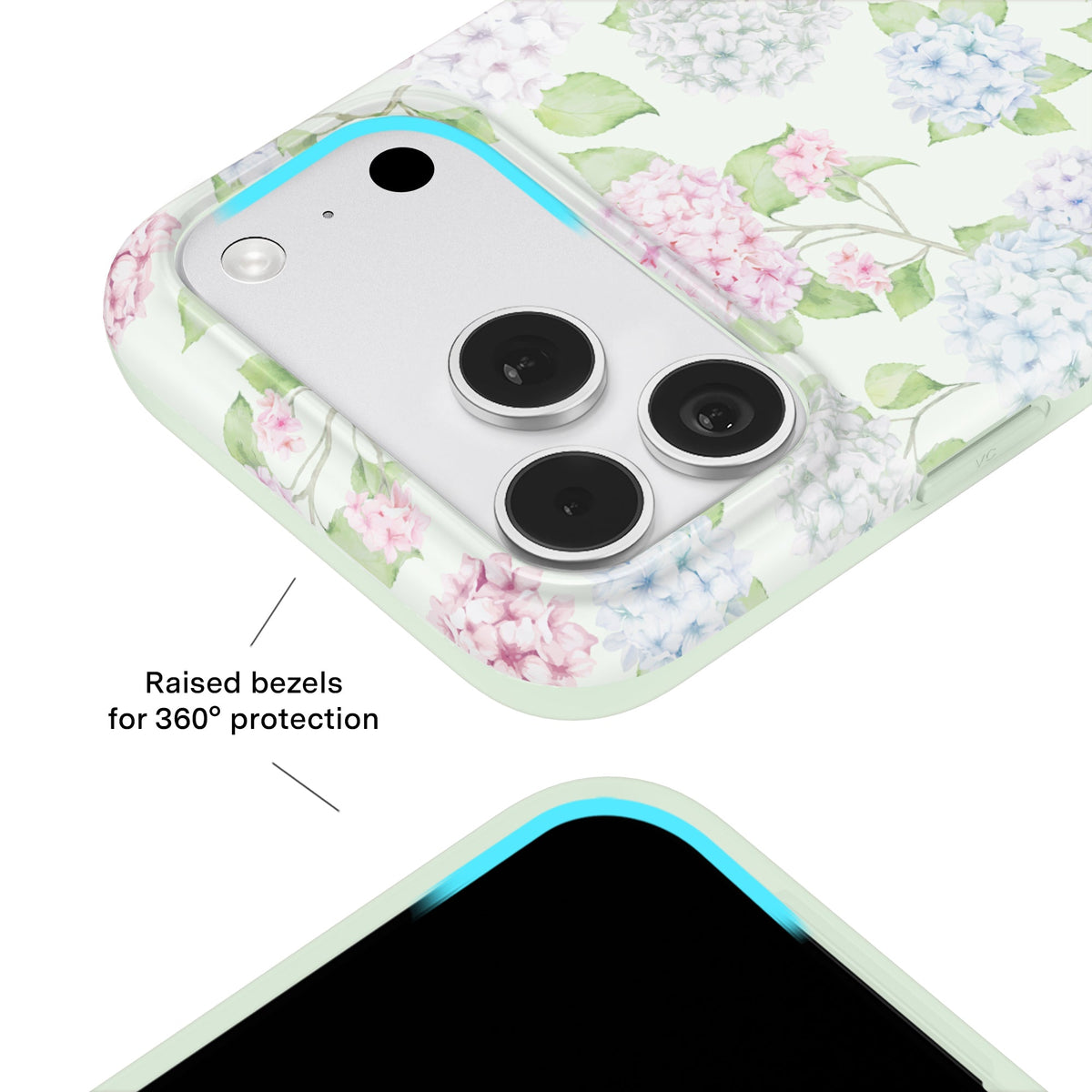 Hydrangea Floral iPhone Case