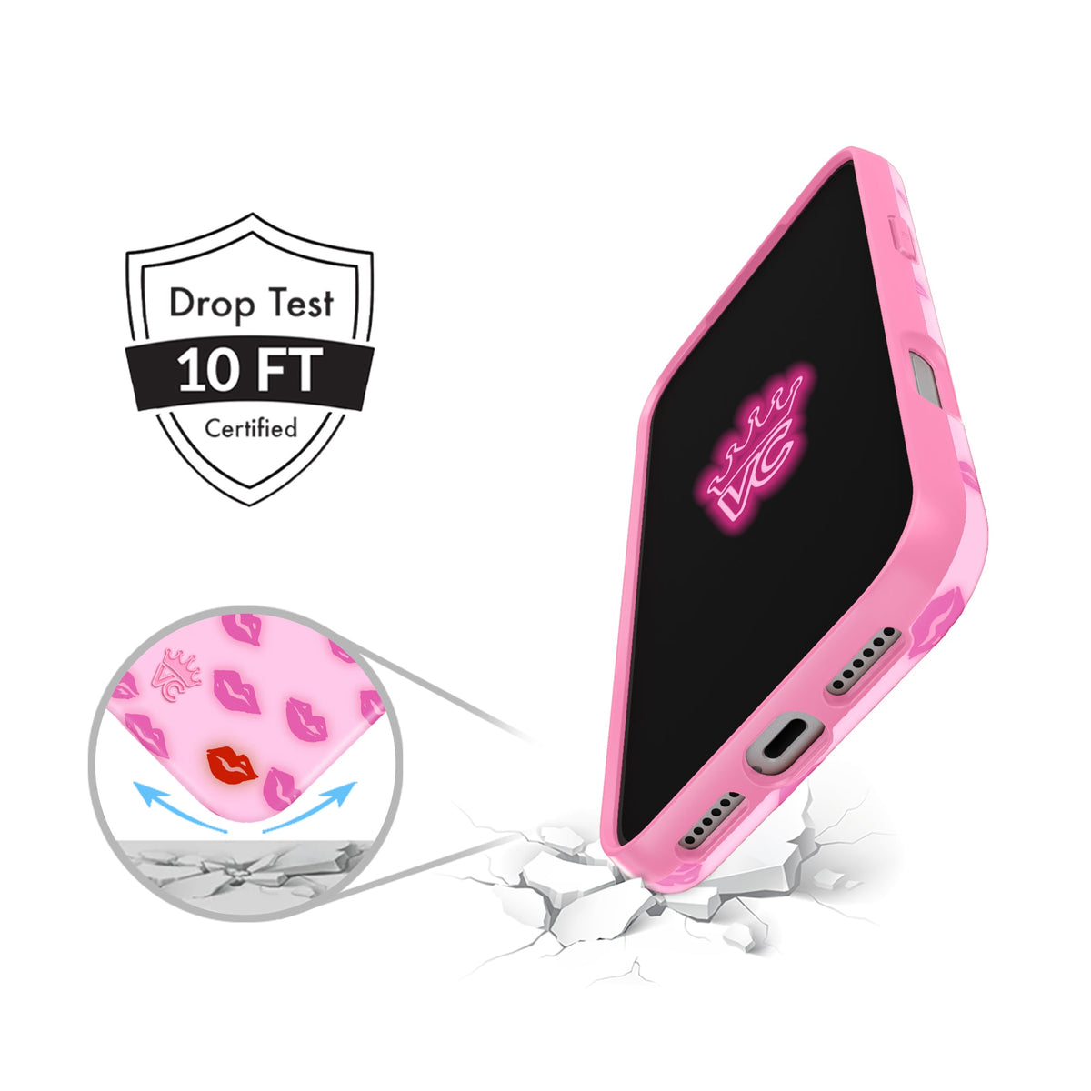 Kiss Kiss iPhone Case