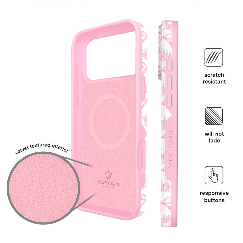 Lovely Pink Bows iPhone Case