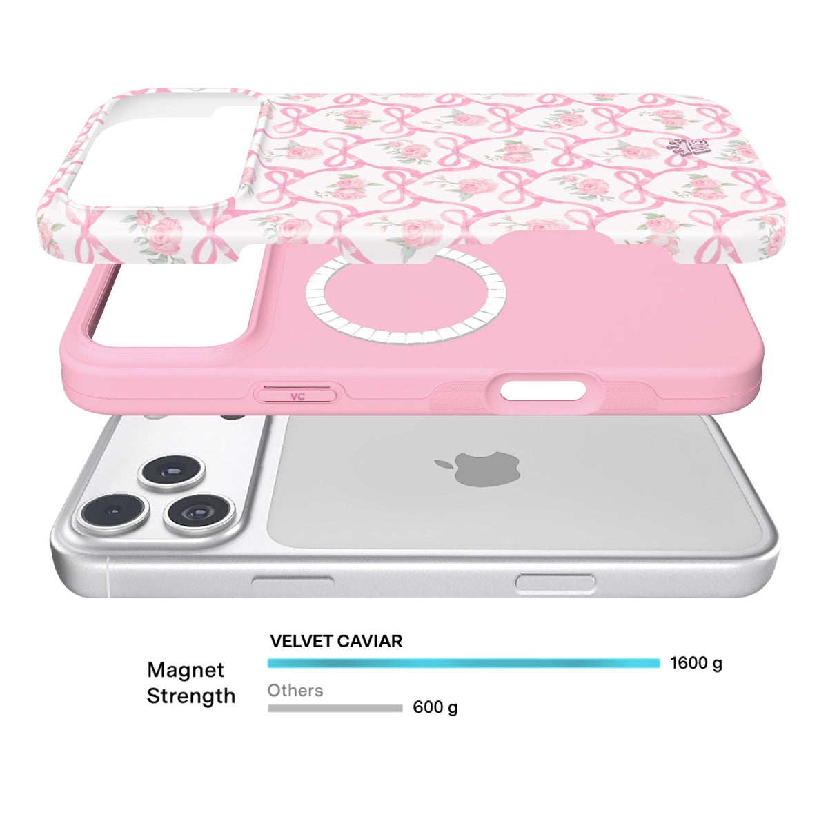 Lovely Pink Bows iPhone Case