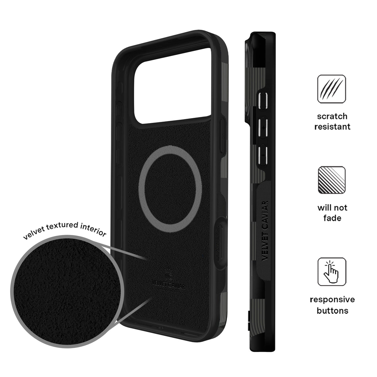 Noir Vibe Checkered iPhone Case