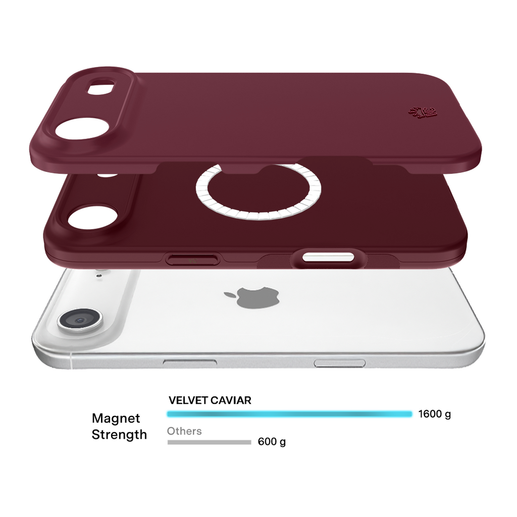 Burgundy 1990 iPhone Case
