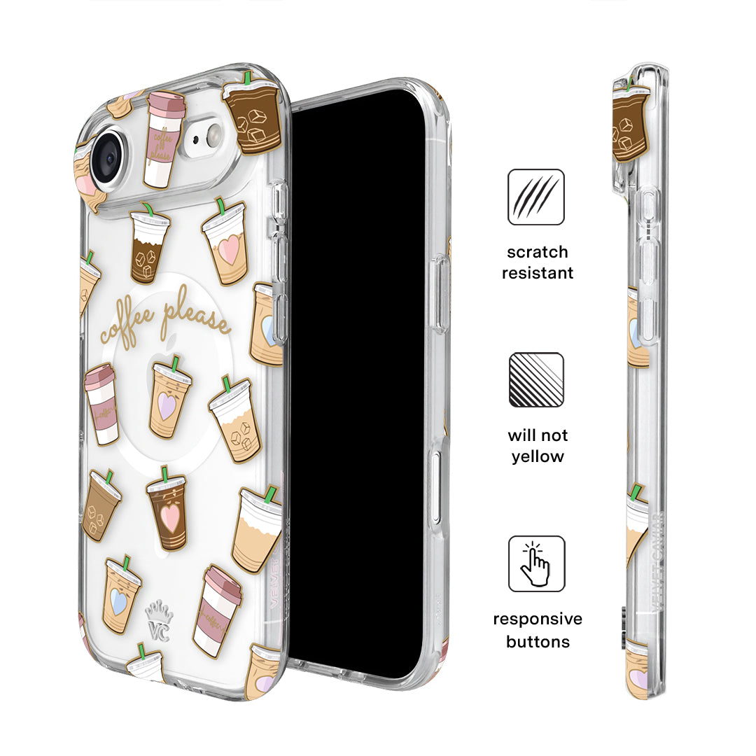 Coffee First iPhone Case