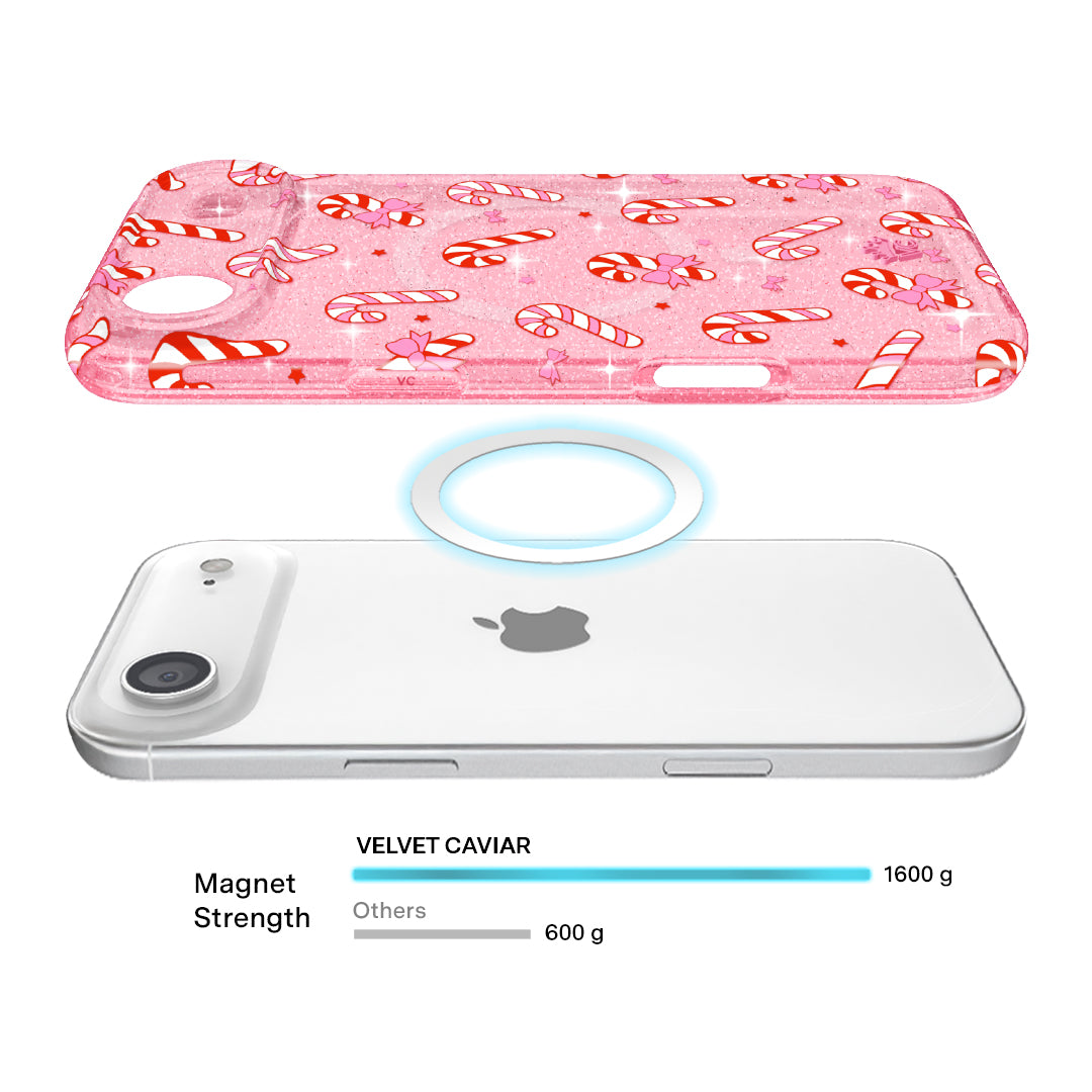 Pink Peppermint Princess iPhone Case