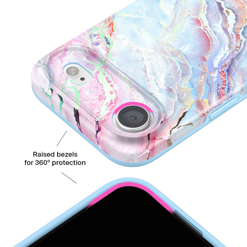 Holo Moonstone Marble iPhone Case