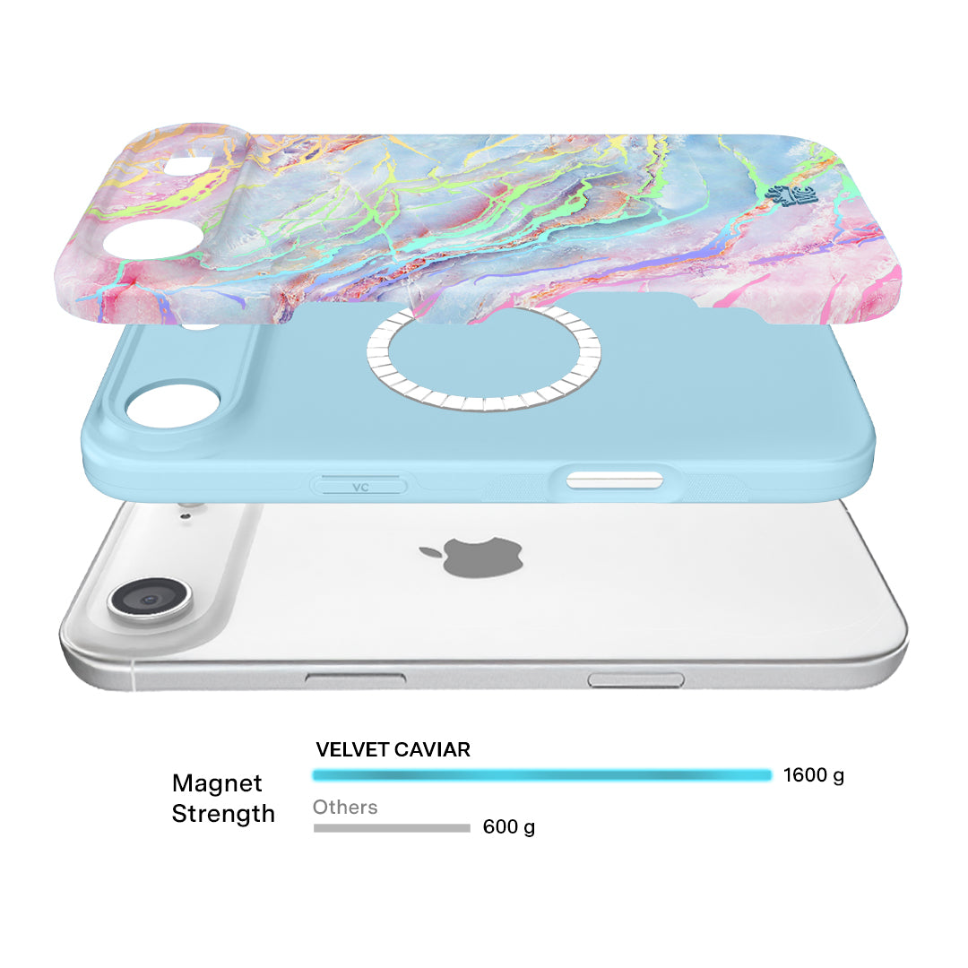 Holo Moonstone Marble iPhone Case
