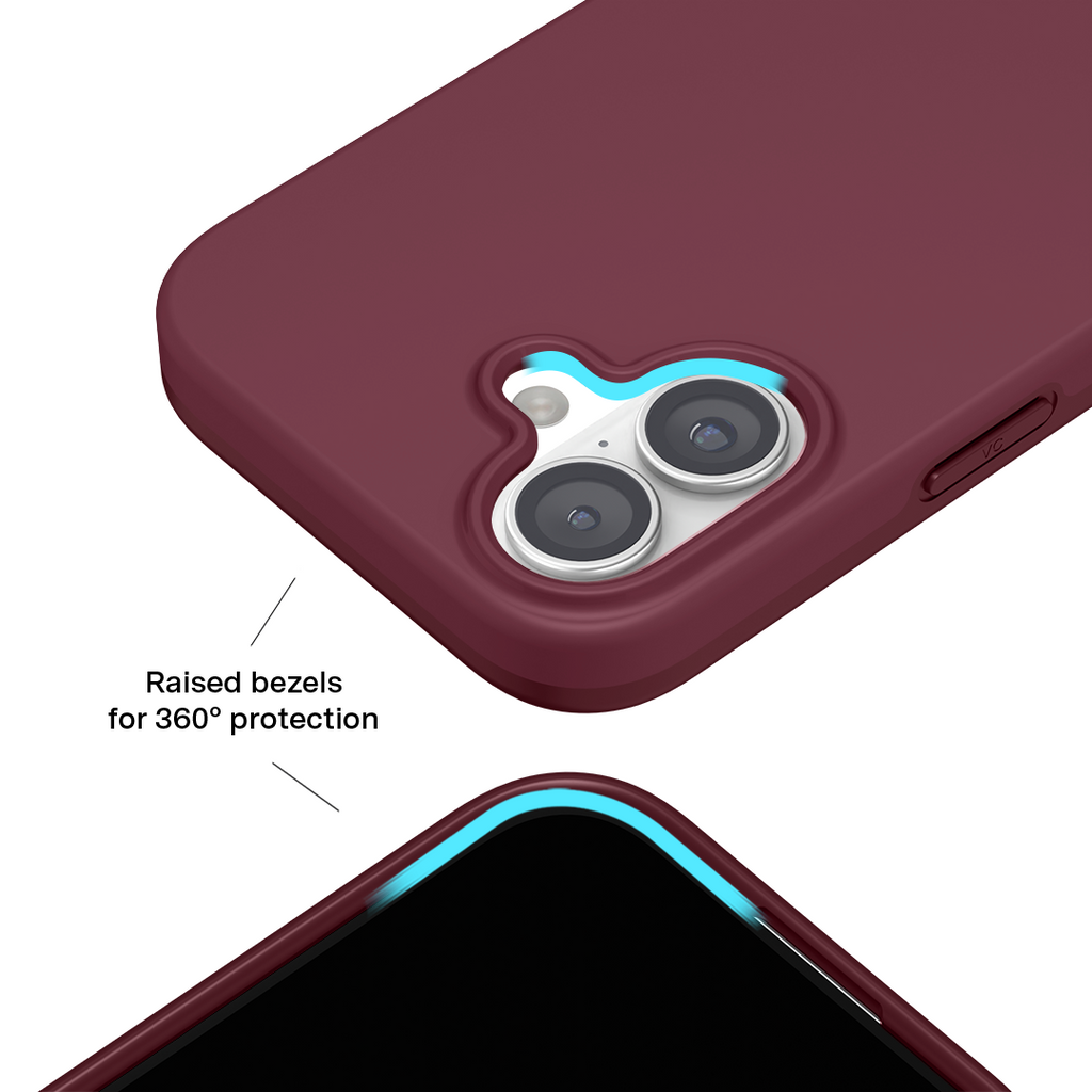 Burgundy 1990 iPhone Case