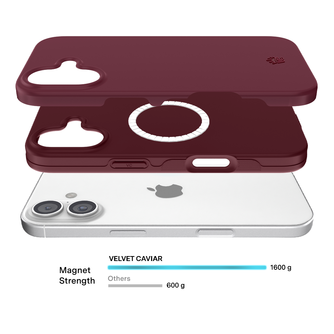 Burgundy 1990 iPhone Case