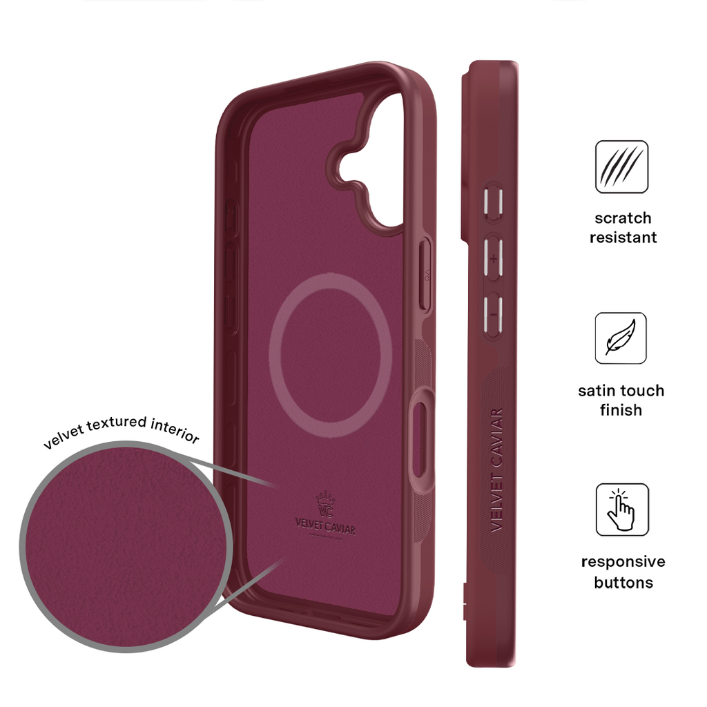 Burgundy 1990 iPhone Case