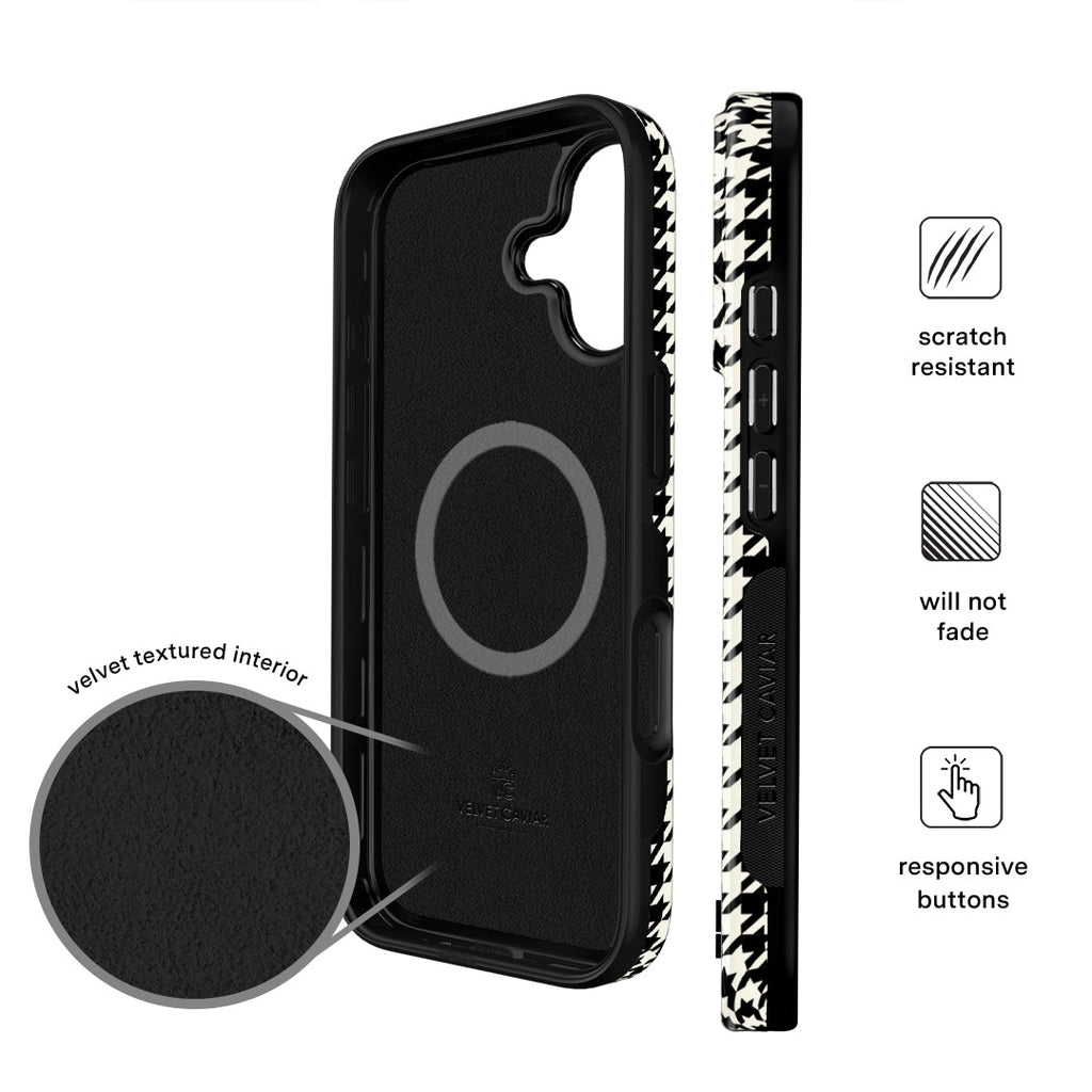 Houndstooth iPhone Case